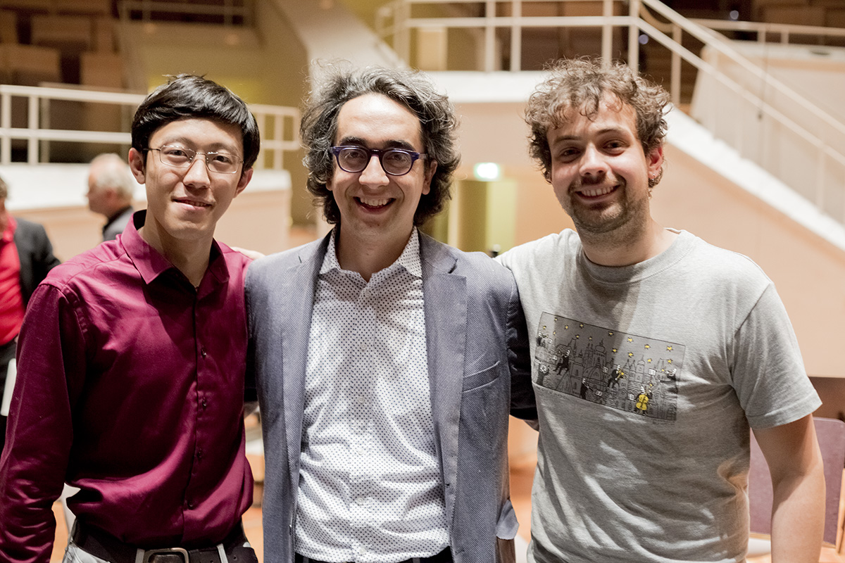 Berlin, Kammermusiksaal der Berliner Philharmonie with Junhao Mao and Samuele Telari (23 May 2017)